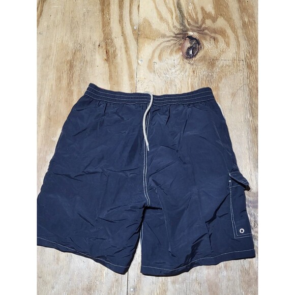 Polo Ralph Lauren Cargo Swim Trunks Men S Black Red Pony Swimwear @i3 - Picture 3 of 8